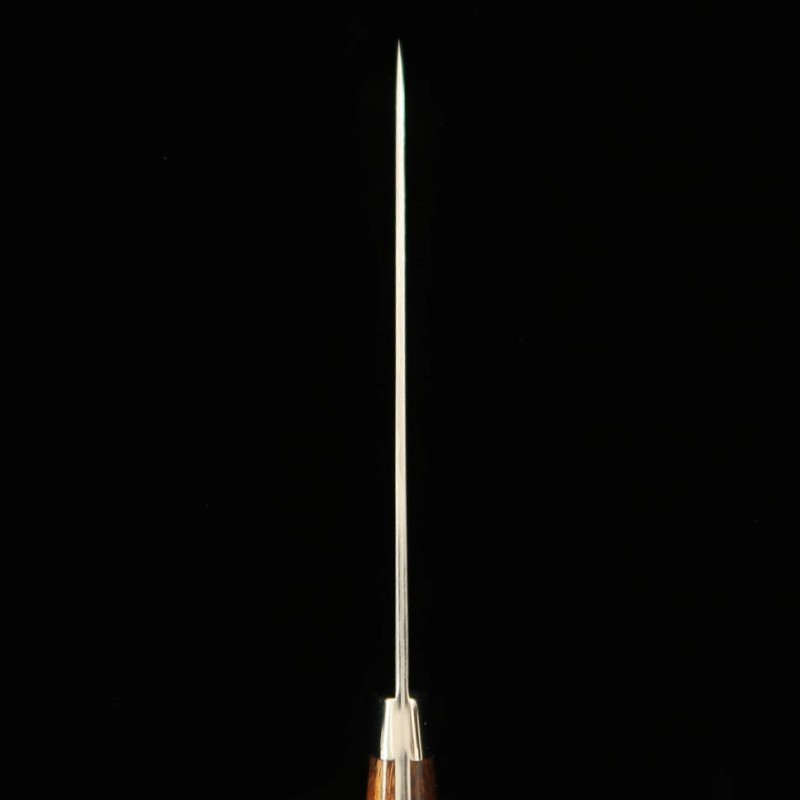 佐治武士 SAJI TAKESHI R2 黒染めダマスカス ペティ アイアンウッド (135/150mm)