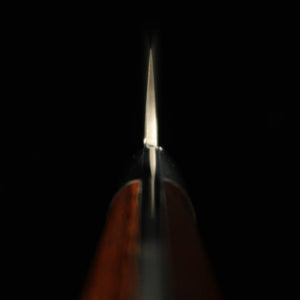 佐治武士 SAJI TAKESHI R2 黒染めダマスカス ペティ アイアンウッド (135/150mm)