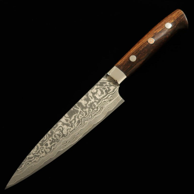SAJI TAKESHI Petty R2 Damascus Ironwood (135/150mm)