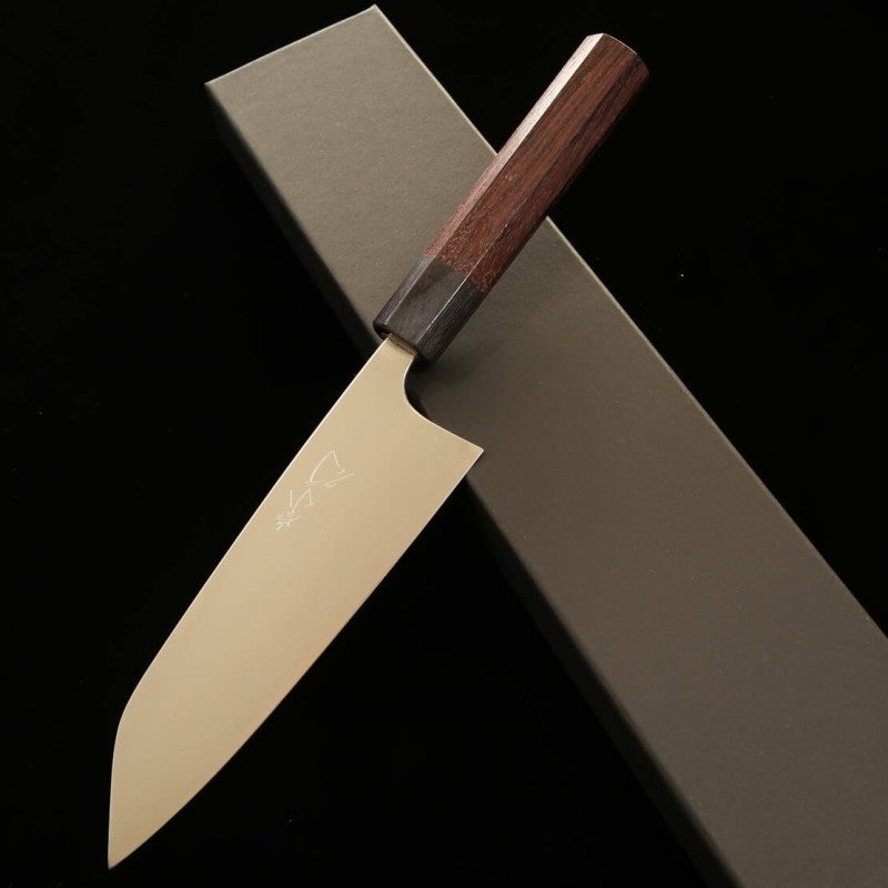 Santoku Aogami super KOUTETSUvTakayuki Shibata  (165mm)