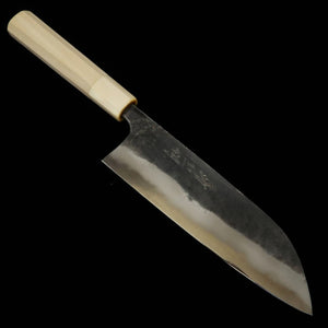 MIURA Santoku Shirogami No. 1 Kurouchi Magnolia Handle (180mm)