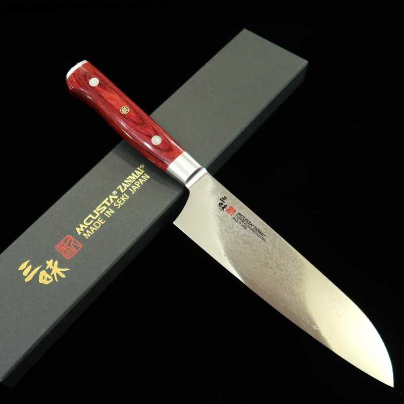 Santoku MCUSTA ZANMAI Classic Pro Damascus Guren (180mm)