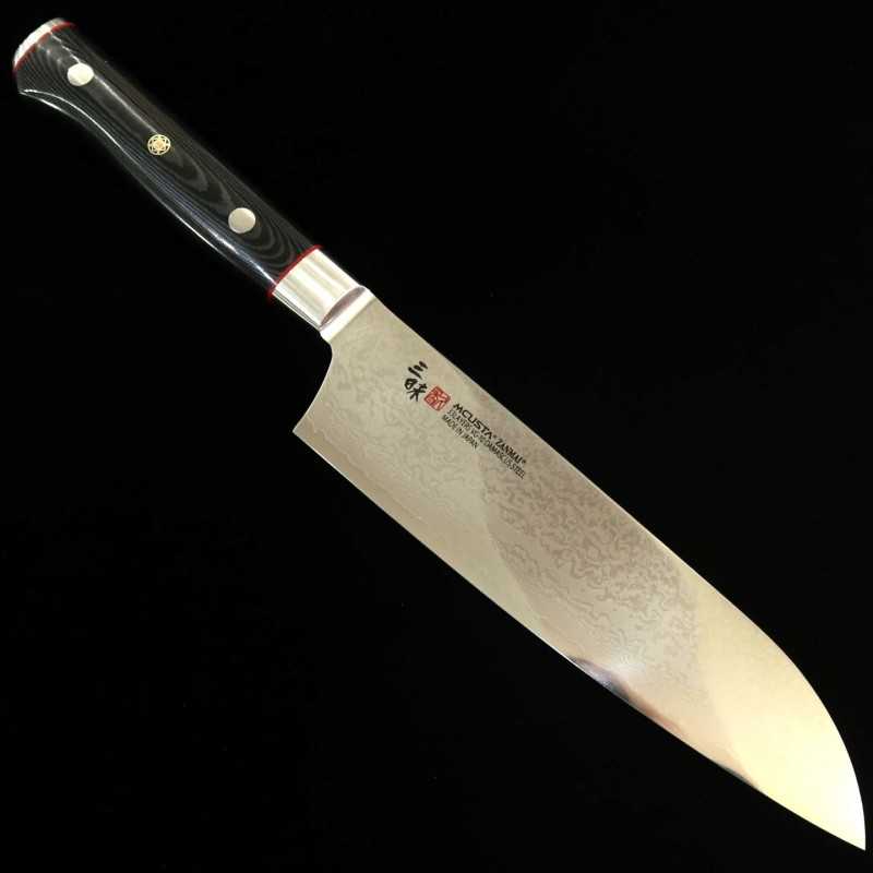 ZANMAI MCUSTA Santoku Classic Pro Damascus Zebra (180mm)