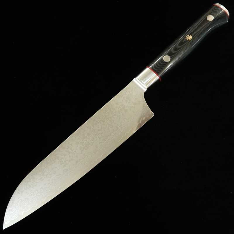 ZANMAI MCUSTA Santoku Classic Pro Damascus Zebra (180mm)