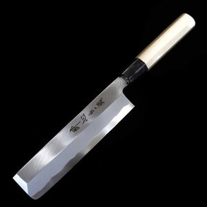 SUISIN Shirogami n.º 2 Cuchillo usuba para zurdos (180 mm)
