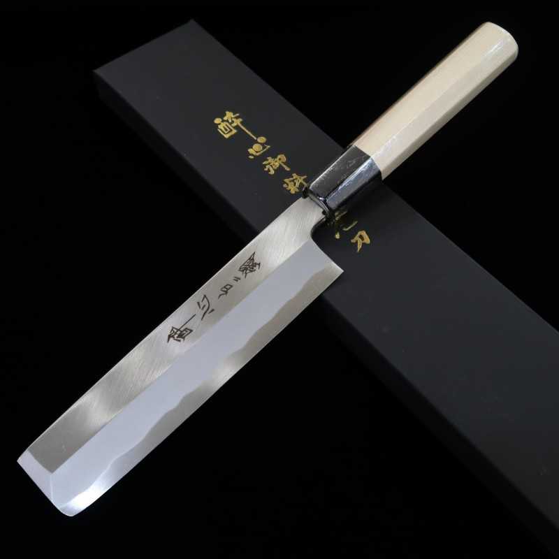 SUISIN Shirogami n.º 2 Cuchillo usuba para zurdos (180 mm)