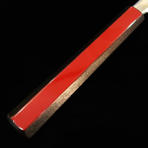 KAGEKIYO acero blanco nº1 laca roja urushi ken-yanagiba (300/270 mm)
