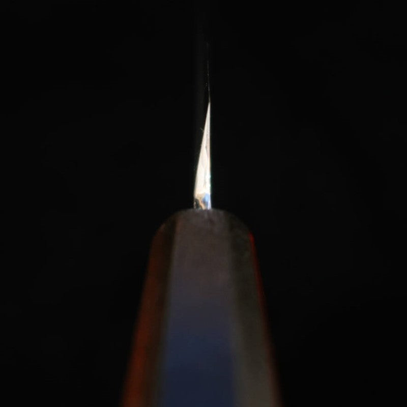 景清 KAGEKIYO 白紙一号 漆赤呂 剣柳刃 (300mm)