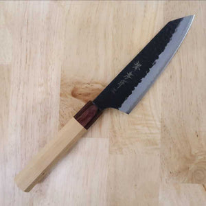 SAKAI TAKAYUKI Kengata Santoku Aogami Super steel (160mm)