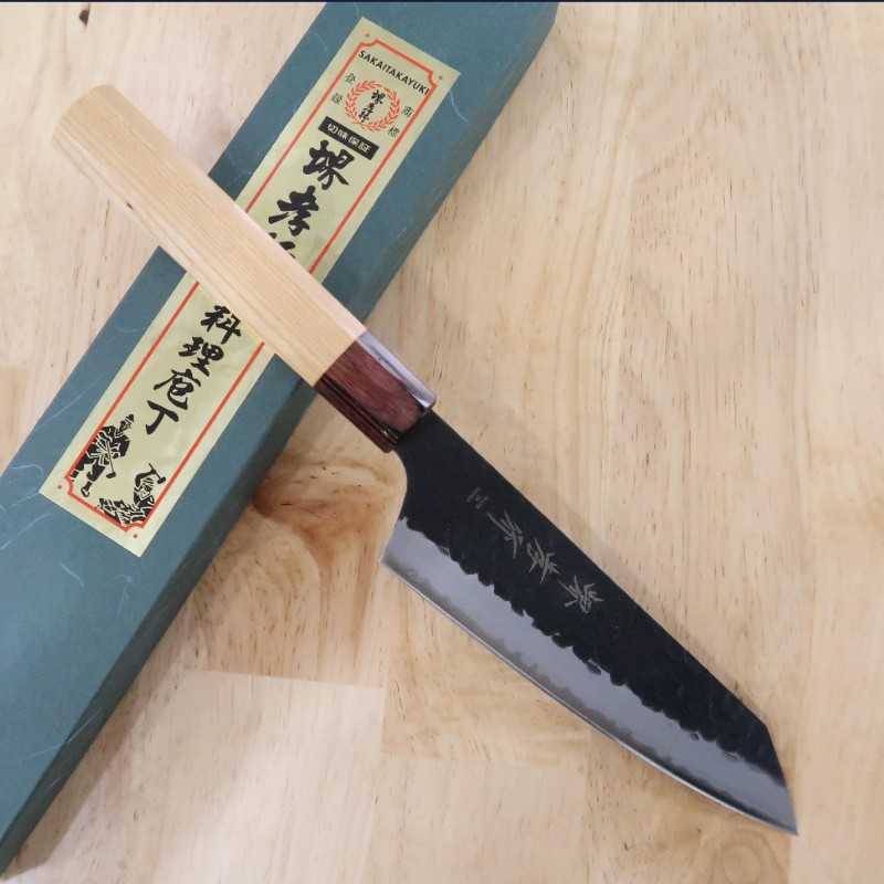 SAKAI TAKAYUKI Aogami Super Santoku forme katana (160 mm)