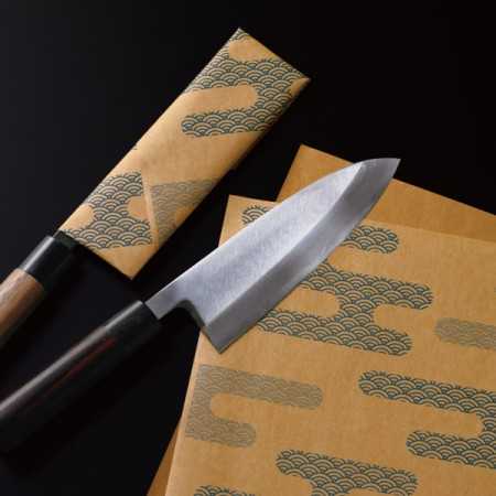 HISAGO 錆ニック 気化性防錆紙 刃物用 - 青海波柄 : 色： - ネイビー