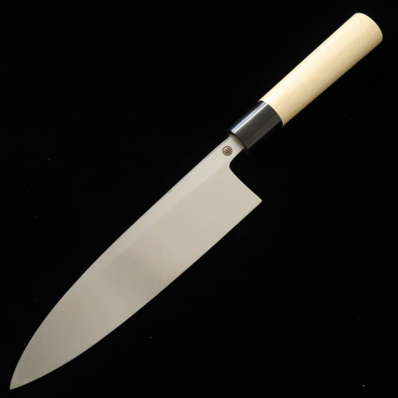 Miura Aïdeba papier blanc n°2 finition Kasumi manche magnolia marron (210/225 mm)