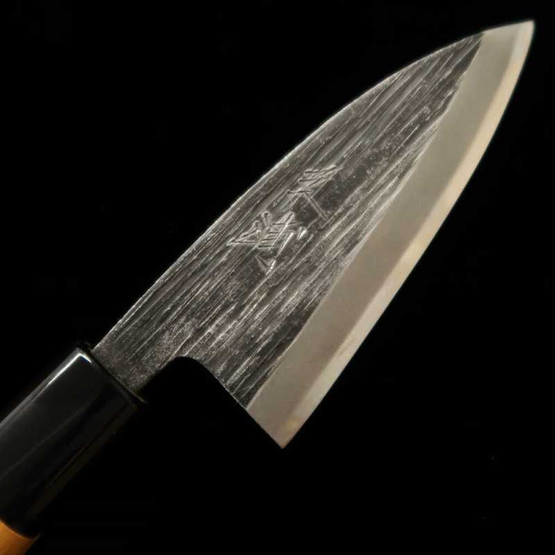 MIURA Ajikiri Single-Edged Aogami No. 2 Kurouchi Zelkova Handle (105mm)