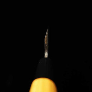 MIURA Ajikiri Single-Edged Aogami No. 2 Kurouchi Zelkova Handle (105mm)