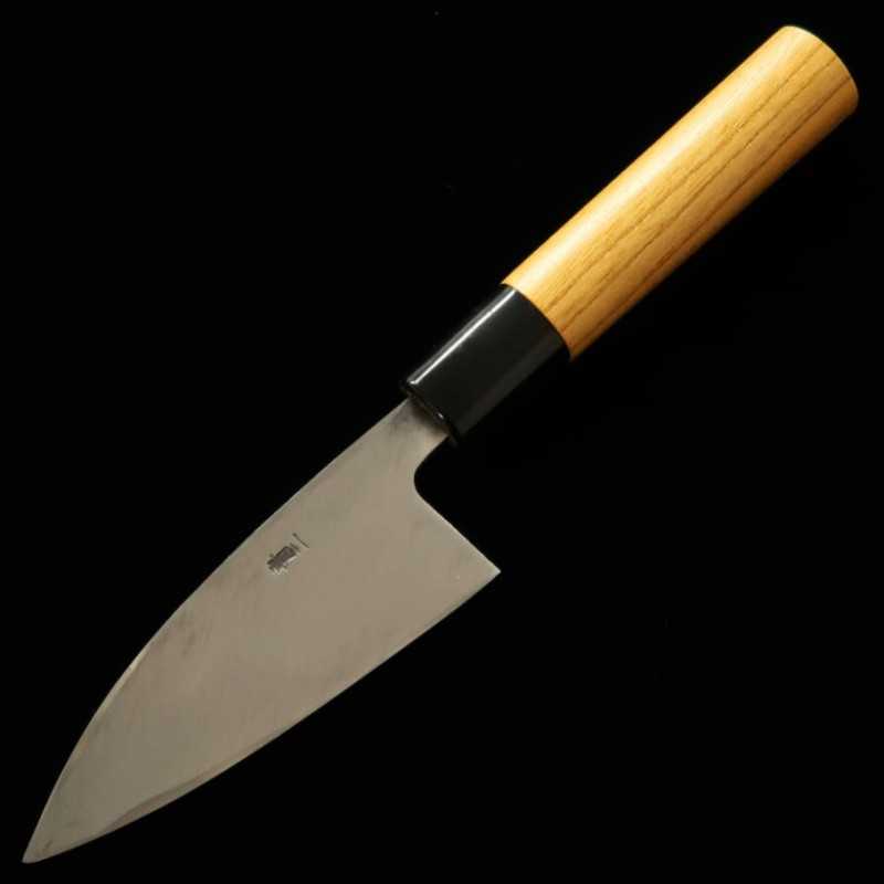 MIURA Ajikiri Single-Edged Aogami No. 2 Kurouchi Zelkova Handle (105mm)