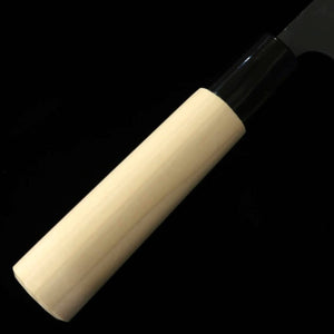 Hidari Yorimitsu HIDARI YORIMITSU cuchillo para jurel acero SK acabado negro mango de magnolia (145 mm)