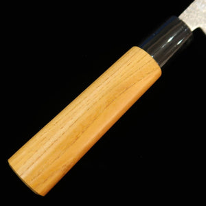 MIURA Ajikiri Silver No. 3 steel Keyaki handle (75/90mm)