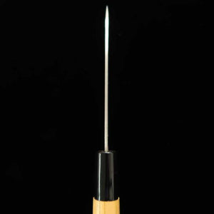Ajikiri MIURA Ginsan Steel Double-edged with Keyaki Handle (105/120mm)