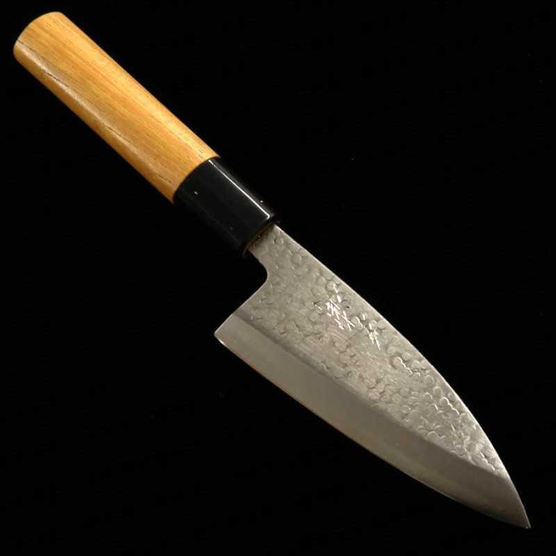 三浦 MIURA  銀紙三号　アジ切 欅柄 (105mm)