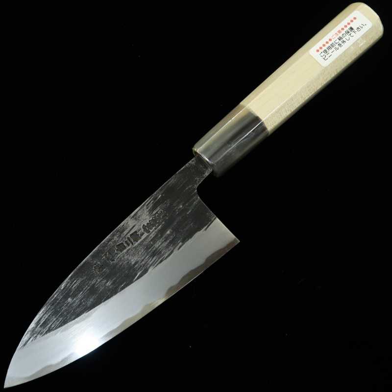 SUISIN Obra de Kenji Togashi Forja negra Shirogami n.º 2 Cuchillo para jurel (aji-kiri) (120 mm)