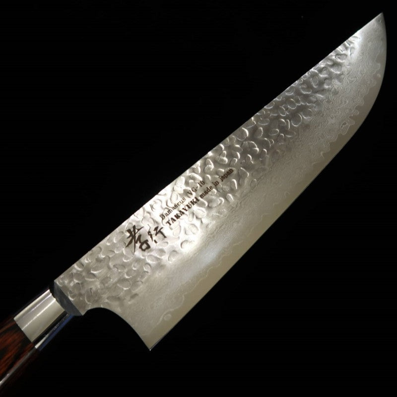 Faca de açougueiro SAKAI TAKAYUKI VG10 Damasco, cabo de mogno (210mm)