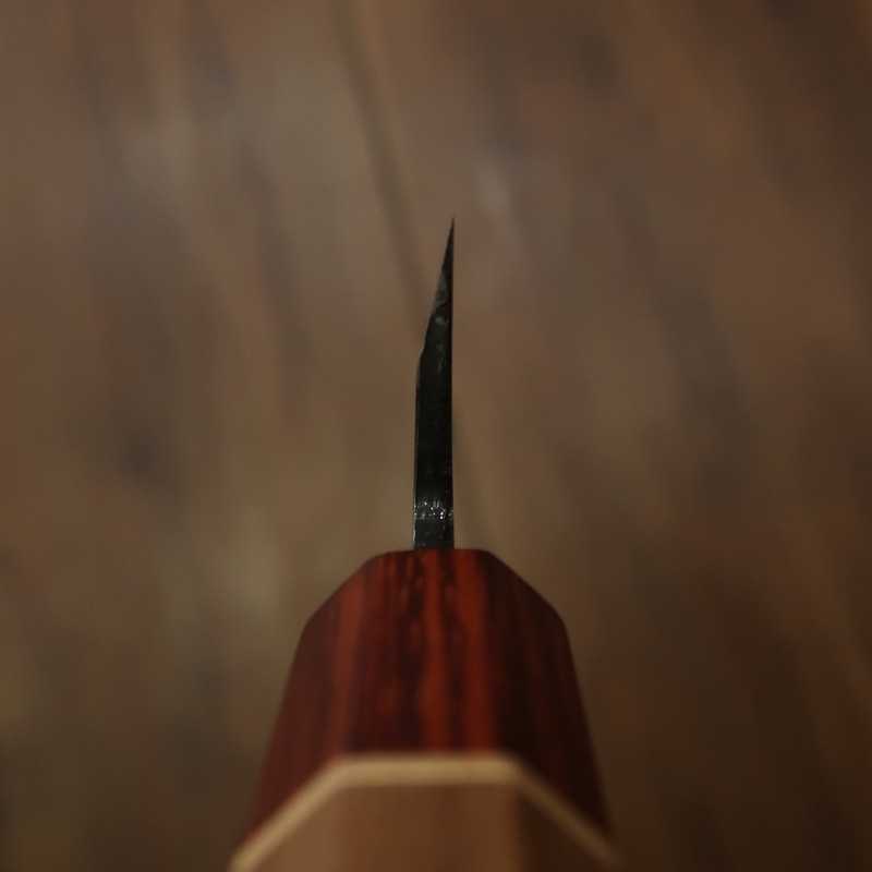 三浦 骨スキ 片刃 SK-5 RGW八角柄 (150mm)