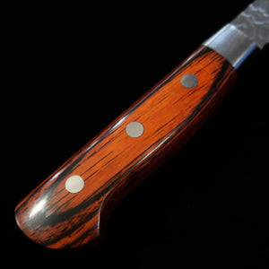 SAKAI TAKAYUKI Honesuki VG10 Damasco de 33 capas martillado mango de caoba (150 mm)