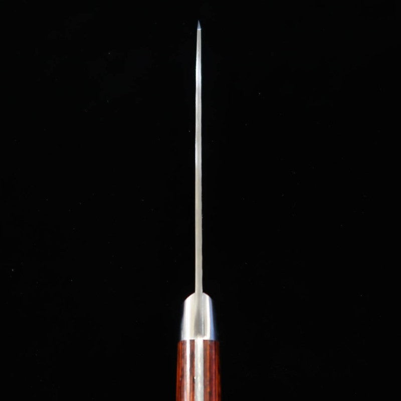 SAKAI TAKAYUKI Honesuki VG10 Damasco de 33 capas martillado mango de caoba (150 mm)