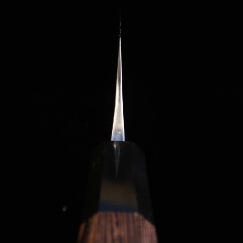 ANRYU Bunka Blue Steel No. 2 Hammered Wenge Octagonal Handle (170mm)