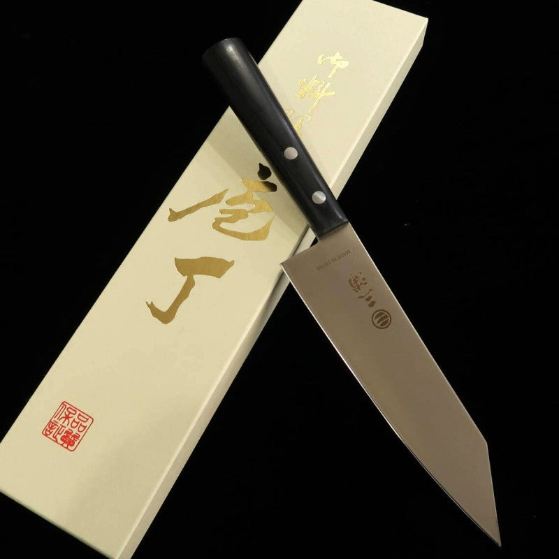 Miura Bunka acier au molybdène manche en composite noir (170mm)