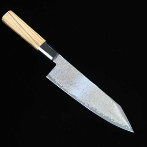 三浦 MIURA ステンレス VG10 黒染めダマスカス 文化包丁(180mm)