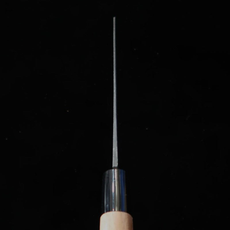 三浦 MIURA 文化 白紙二号 黒打ち 胡桃柄 (190mm)