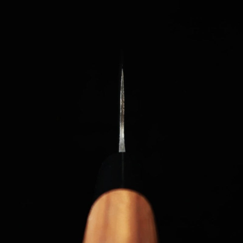三浦 MIURA 文化 白紙二号 黒打ち 胡桃柄 (190mm)