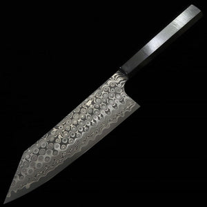Nigara Hamono NIGARA Bunka SG2 Motif sombre Damas Manche en ébène et corne de buffle (180 mm)