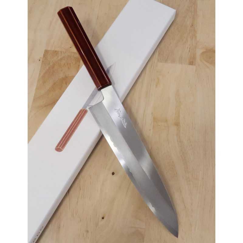 HADO Gin-san No.3 Gyuto, manche octogonal en cerisier laqué (210/240 mm)