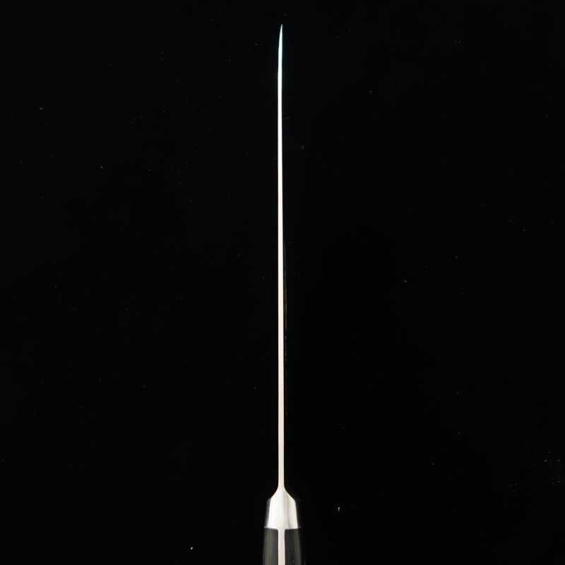 ミソノMISONO EUカーボン 彫刻入 牛刀 黒合板柄 (210mm)