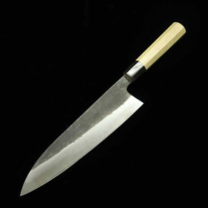 MIURA Gyuto Shirogami No. 1 Kurouchi Magnolia Handle (210-270mm)