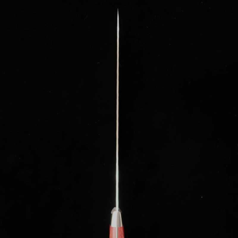 SUISIN, couteau de chef, manche vin, fourreau en magnolia - série Reiran - (210 mm)