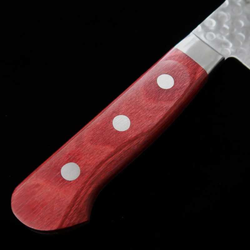 SUISIN Gyuto manche vin, fourreau en bois de magnolia - motif Asanoha - (210mm)