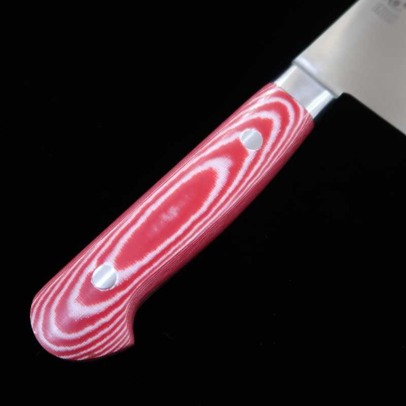 SUISIN Gyuto INOX PREMIUM Micarta Handle Red/White (210/240cm)