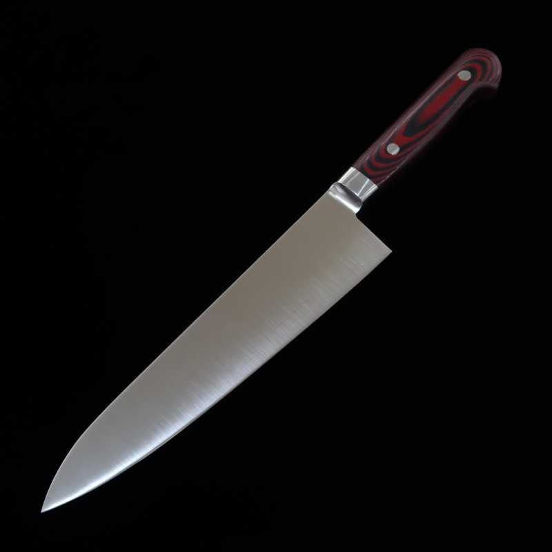 SUISIN Gyuto INOX PREMIUM Micarta Handle Red/Black (210/240mm)