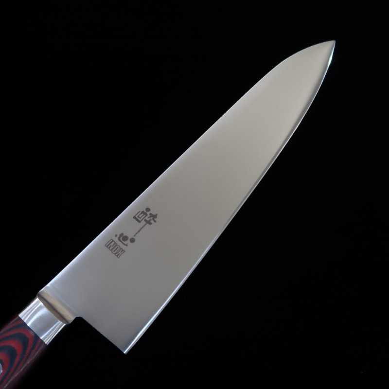 SUISIN Gyuto INOX PREMIUM Micarta Handle Red/Black (210/240mm)