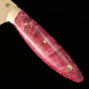 Asurah Knives × 三浦MIURA  VG10 鏡面仕上げ カスタムハンドル レッド 牛刀 (210mm)
