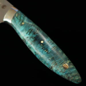 Asurah Knives × 三浦MIURA  VG10 鏡面仕上げ カスタムハンドル グリーン 牛刀 (240mm)