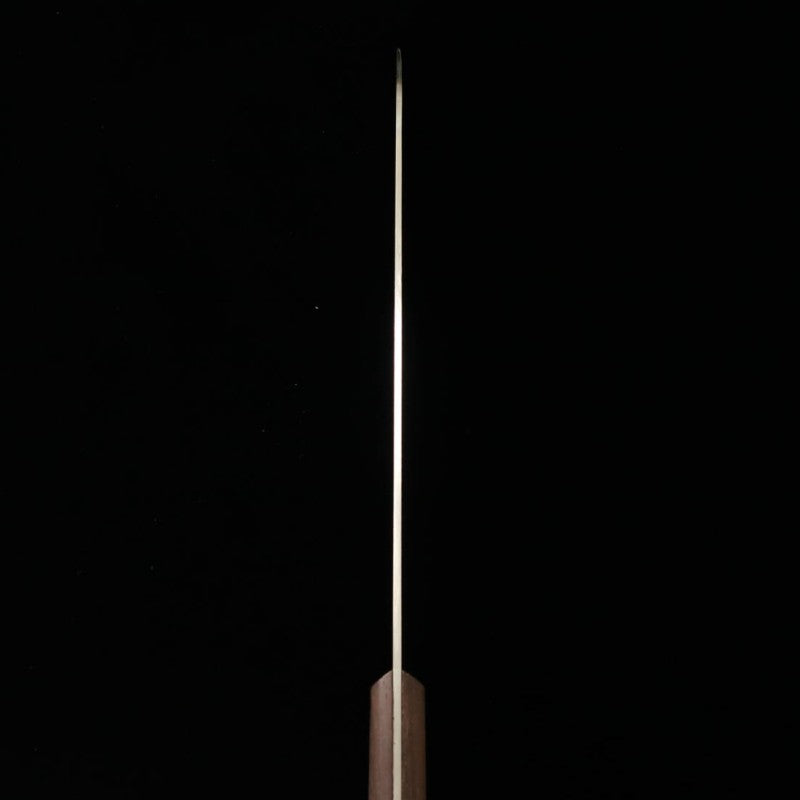 Gyuto MASAHIRO for frozen foods, semi-stainless steel, plywood handle (300mm) 