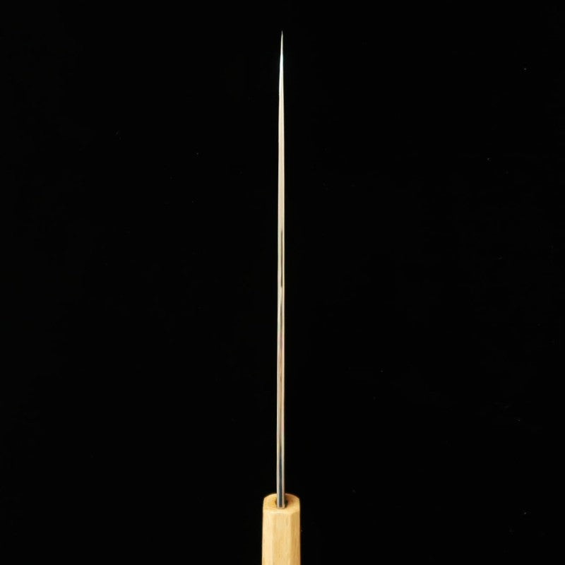 Hado Gyuto Aogami #1 Kurouchi Damasco cabo de casca de cerejeira com padrão marmorizado (210/240mm)