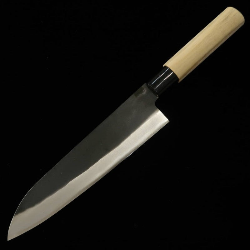 HIDARI YORIMITSU - Gyuto SK - Acabamento preto - Cabo de magnólia (210mm)
