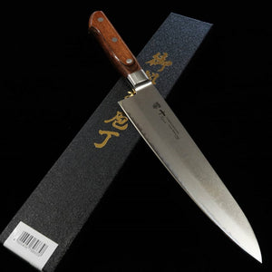 Kyoto KYOTO serie madera reforzada Gyuto AUS8 Damasco (180/210 mm)