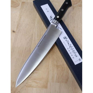 Masamoto Sohonten MASAMOTO SOHONTEN Gyuto Hyper-molybdène Manche en composite noir (210-270 mm)