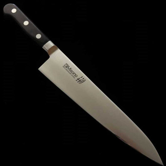 ミソノMISONO 牛刀 黒積層合板 440 (180-270mm)